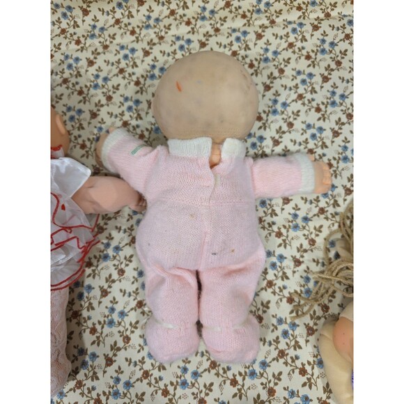 Vintage Cabbage Patch Kids Doll Lot of 2 + Dog Plush Toy Collectible TLC - Picture 10 of 14